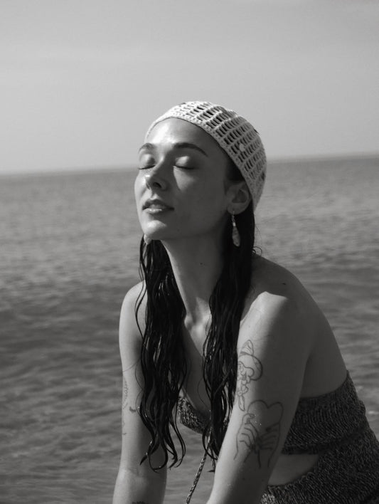 Mother of Pearl Hat